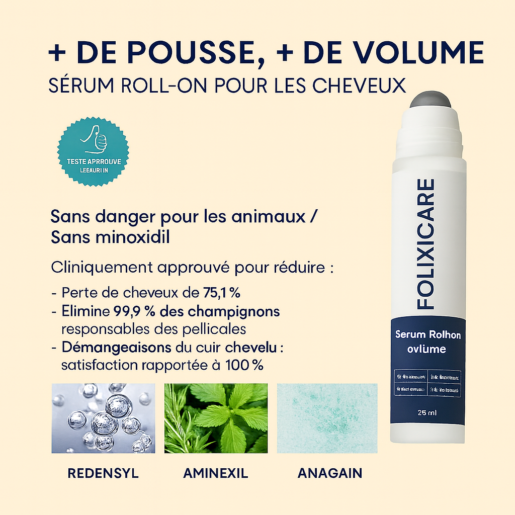 Le Roll-On Anti-Chute Révolutionnaire aux 4 Actifs Premium